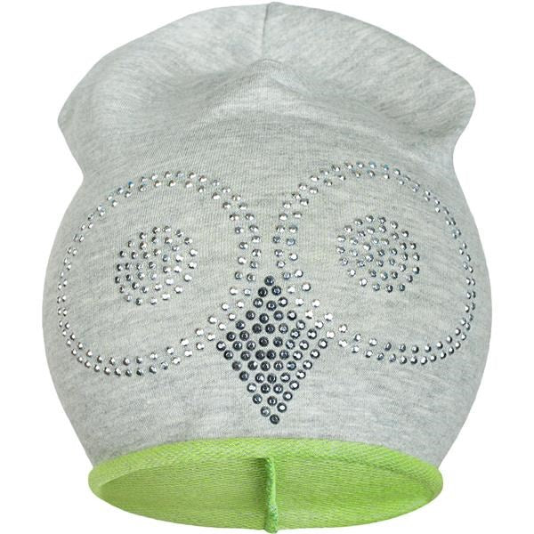 Tavaszi sapka New Baby bagoly szürke - zöld