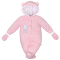 Téli kezeslábas New Baby Nice Bear rószaszín