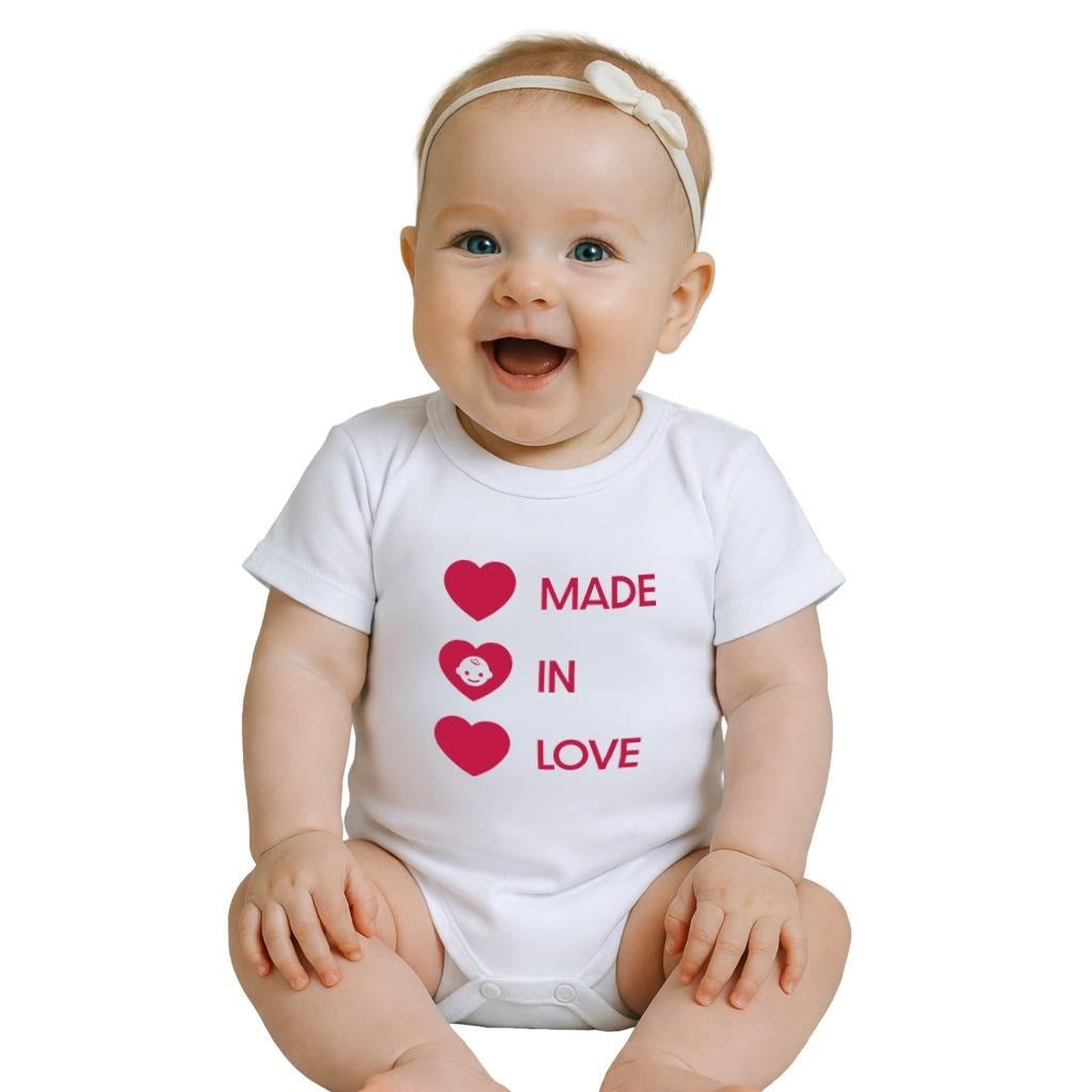 Body nyomtatással New Baby MADE IN LOVE