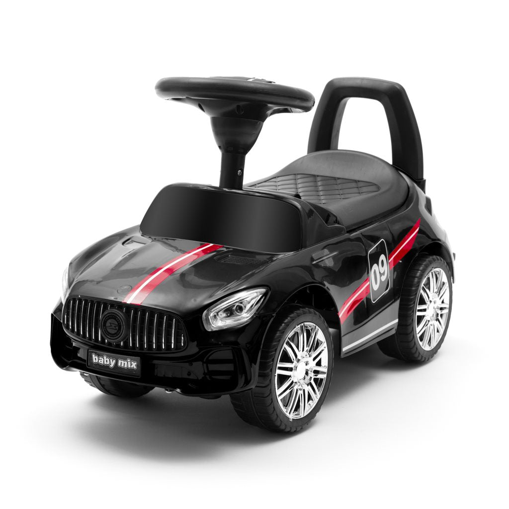 Zenélő bébitaxi Baby Mix RACER fekete
