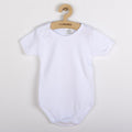 Luxus baba rövid ujjú body New Baby - fehér