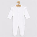 Baba pamut kezeslábas New Baby Practical fehér lány
