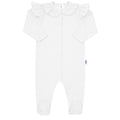 Baba pamut kezeslábas New Baby Stripes fehér
