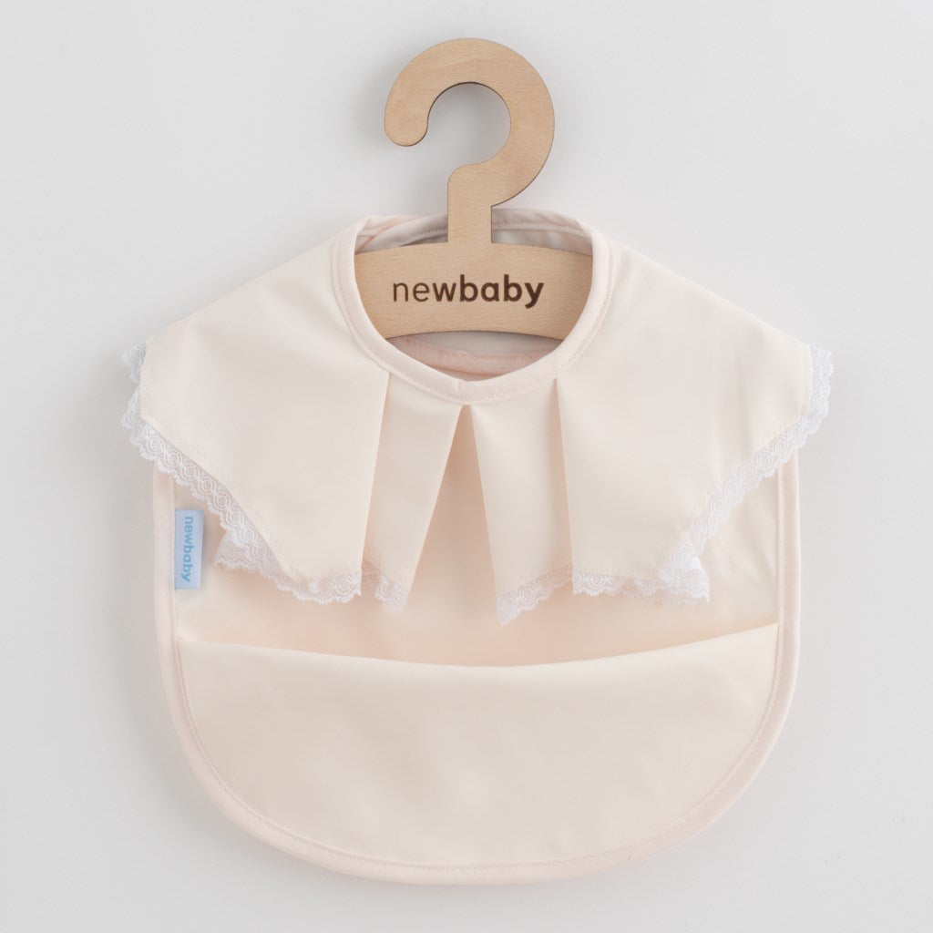 Luxus mosható előke New Baby 34 x 25 cm girl