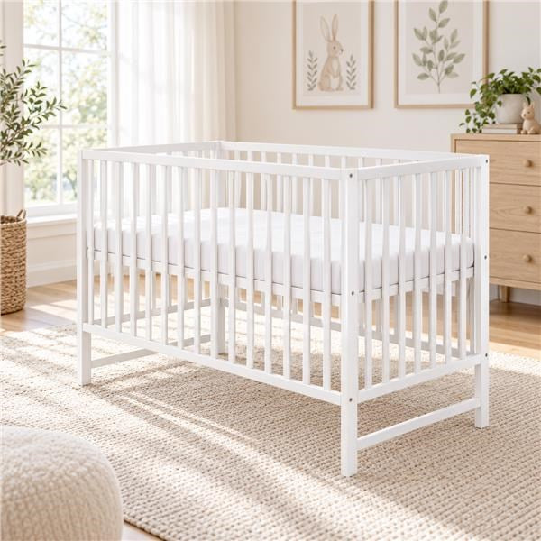 Gyerek kiságy New Baby BASIC fehér