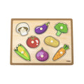 Fa betétes puzzle zöldségek Viga
