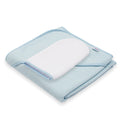 Gyermek frottír törölköző és kapucnival New Baby BASIC 80x80 kék