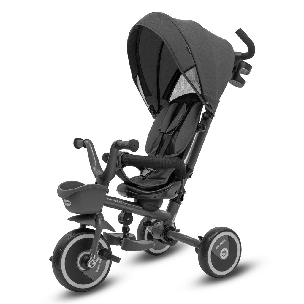 Gyerek tricikli Baby Mix 5az1-ben RELAX 365° szürke