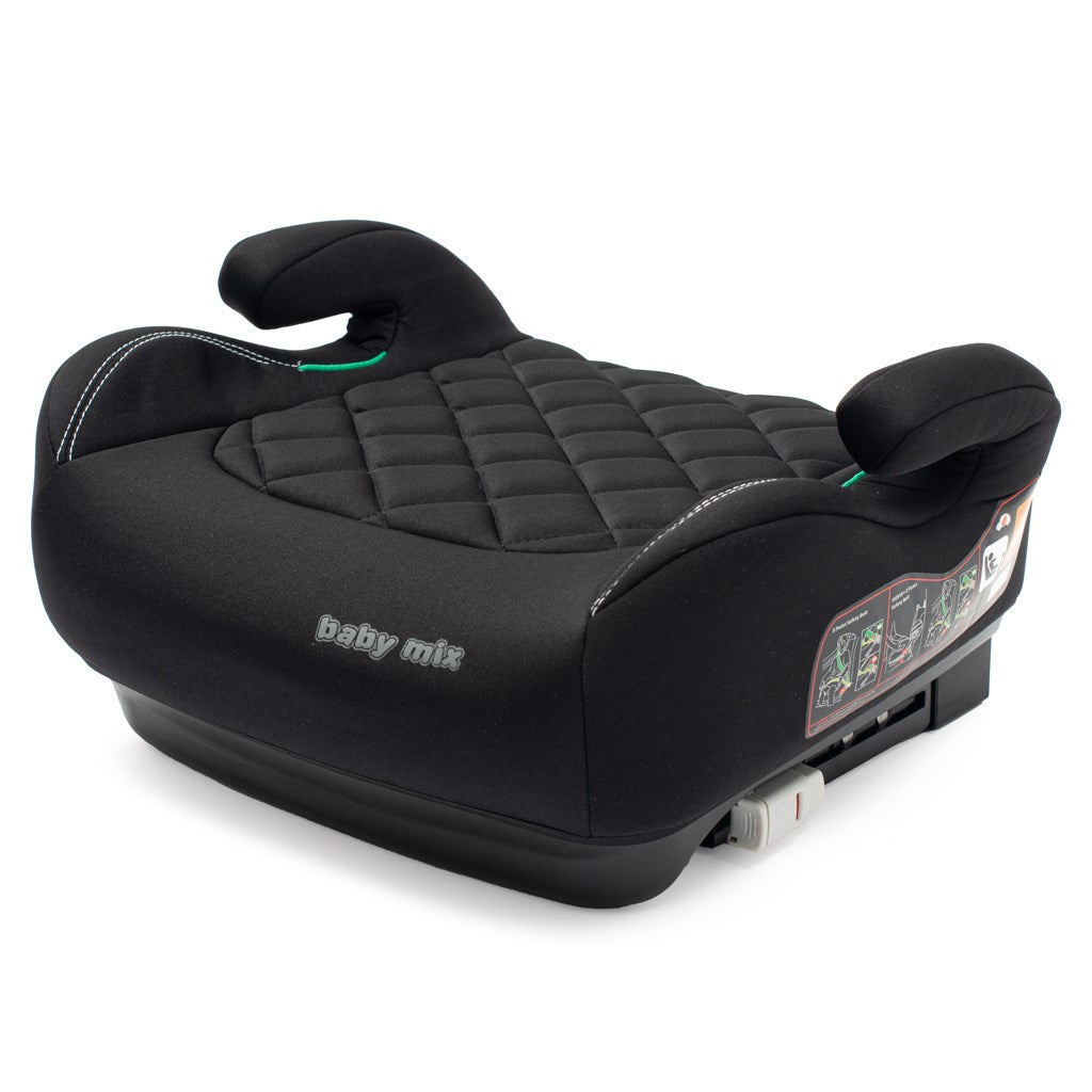 Autós ülésmagasító BABY MIX HERO Plus ISOFIX I-SIZE 2026 black