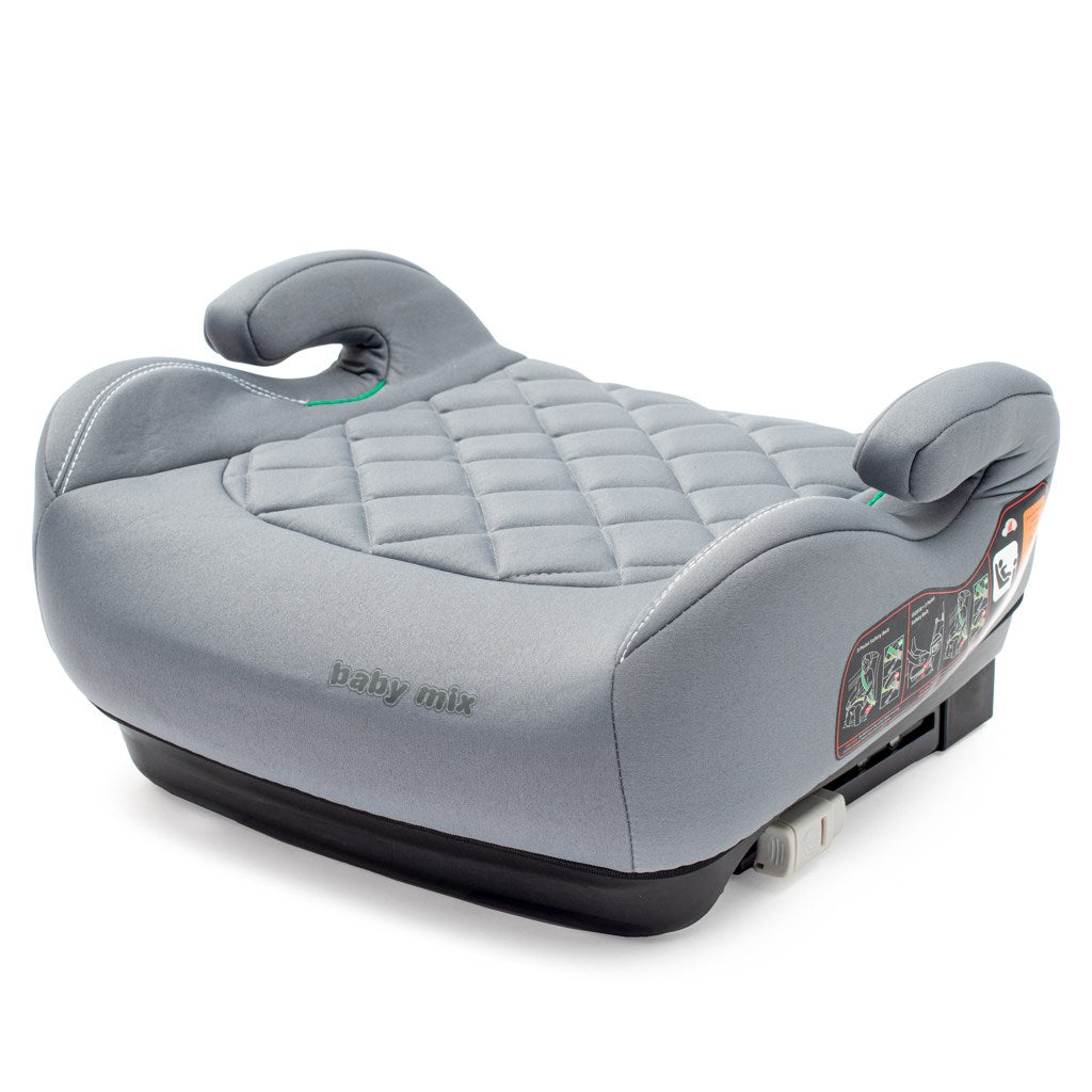 Autós ülésmagasító  BABY MIX HERO Plus ISOFIX I-SIZE 2026 grey