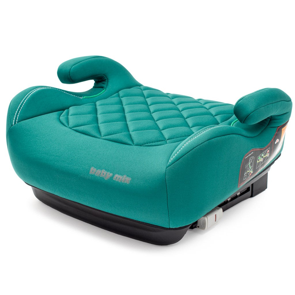 Autós ülésmagasító BABY MIX HERO Plus ISOFIX I-SIZE 2026 emerald