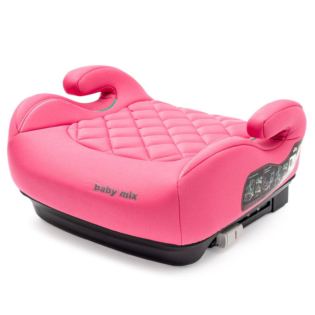 Autós ülésmagasító  BABY MIX HERO Plus ISOFIX I-SIZE 2026 pink