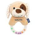 Csörgős plüss játék Baby Mix Barna kutyus