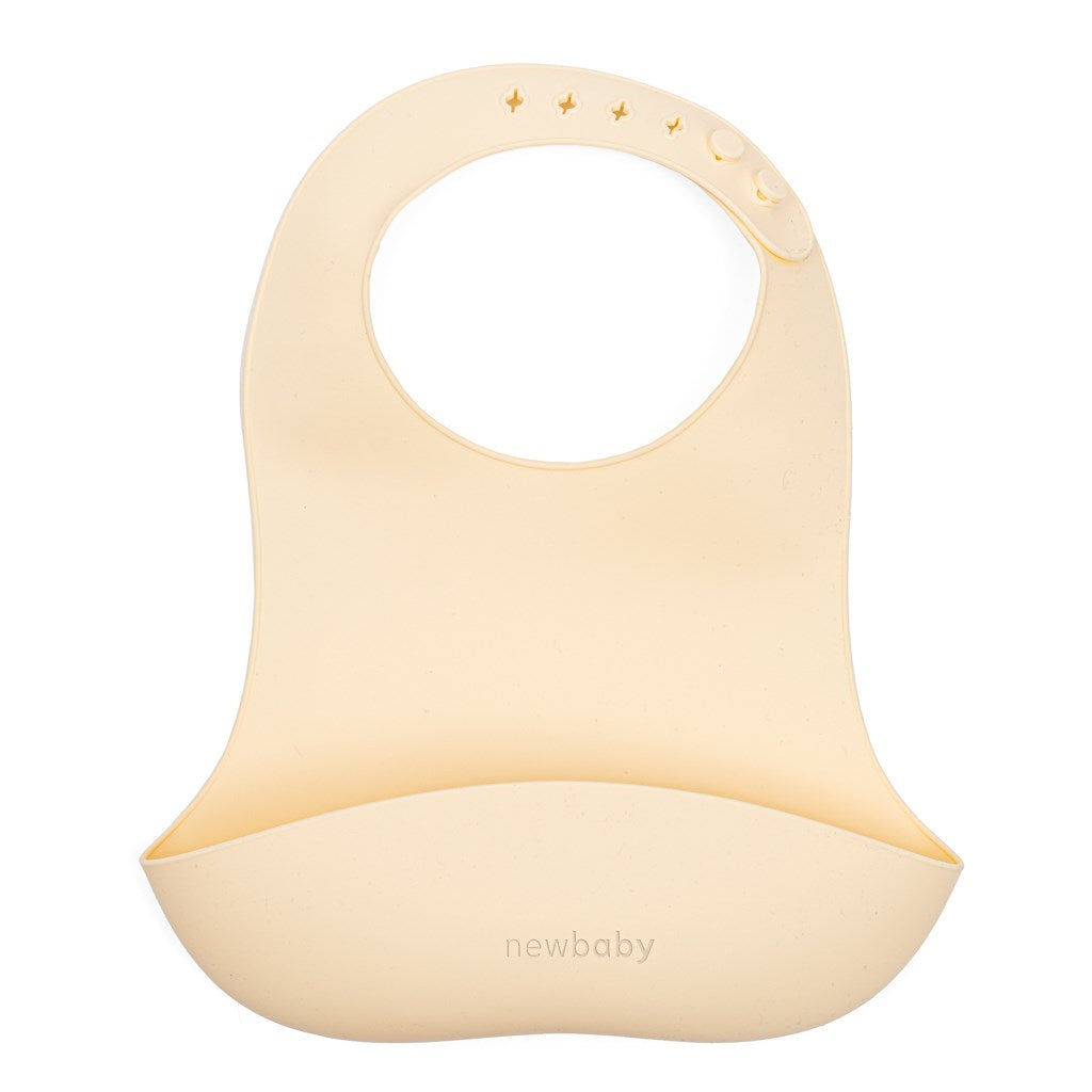 Szilikon előke New Baby bézs