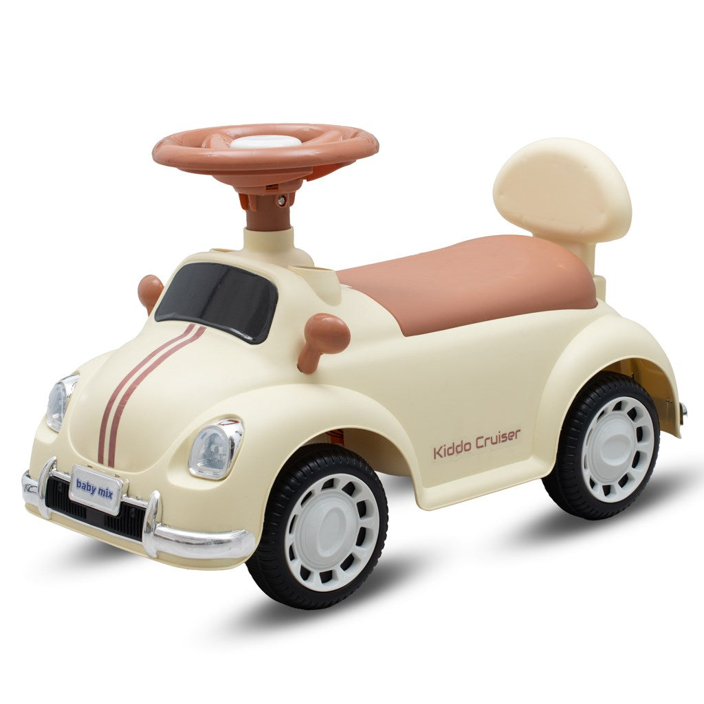 Baby Mix Kiddo Cruiser gyerek futóbicikli bézs színben