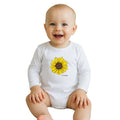 Baba body nyomtatással New Baby  Sunflower - rövid ujjú
