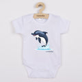 Baba body nyomtatással New Baby Dolphin- rövid ujjú