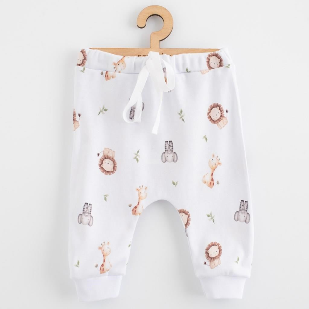 Pamut gyermek Jogger nadrág a New Baby For Babies safari
