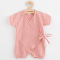 Baba nyári muszlin kezeslábas New Baby pink