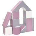Habkockák – óriási építőkészlet 11 db white-grey-purple