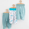 Baba lábfejes nadrág New Baby Classic II 3ks boy