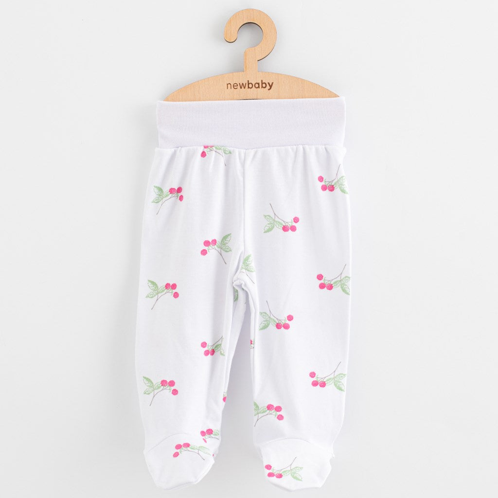 Baba lábfejes nadrág New Baby Classic II raspberry