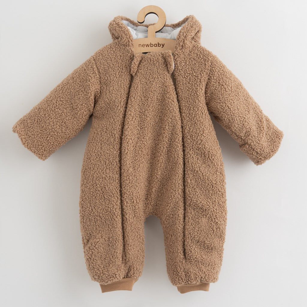 Téli kezeslábas lábfej nélkül New Baby Teddy Winter