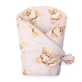 Gyerek pólya New Baby Love Teddy bear 80x80 cm pink