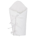 Luxus megkötős pólya Minka New Baby fehér 75x75 cm