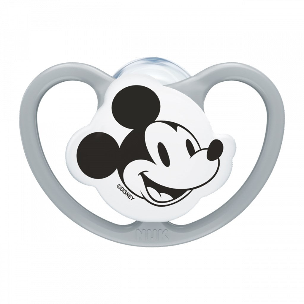 Baba cumi NUK Perfect Match Air Disney Mickey Mouse  0–6 hónapos grey