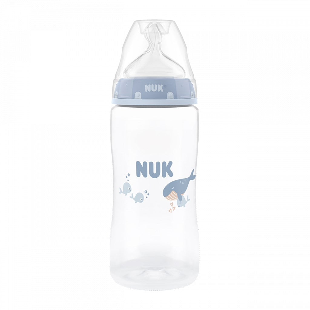 Baba cumisüveg NUK First Choice Temperature Control 300 ml Whale