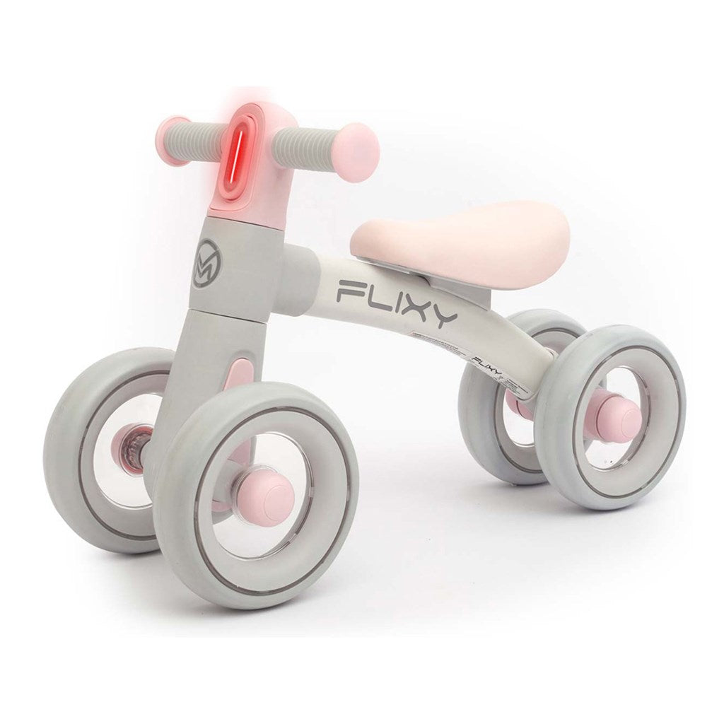 FLIXY futóbicikli LED világítással Milly Mally– pink