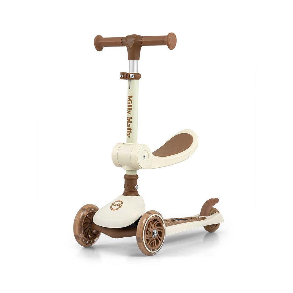 FUZZY háromkerekű üléses-scooter egyensúlyozó roller gyerekeknek classic