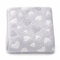 Baba takaró New Baby 80x90 heart grey