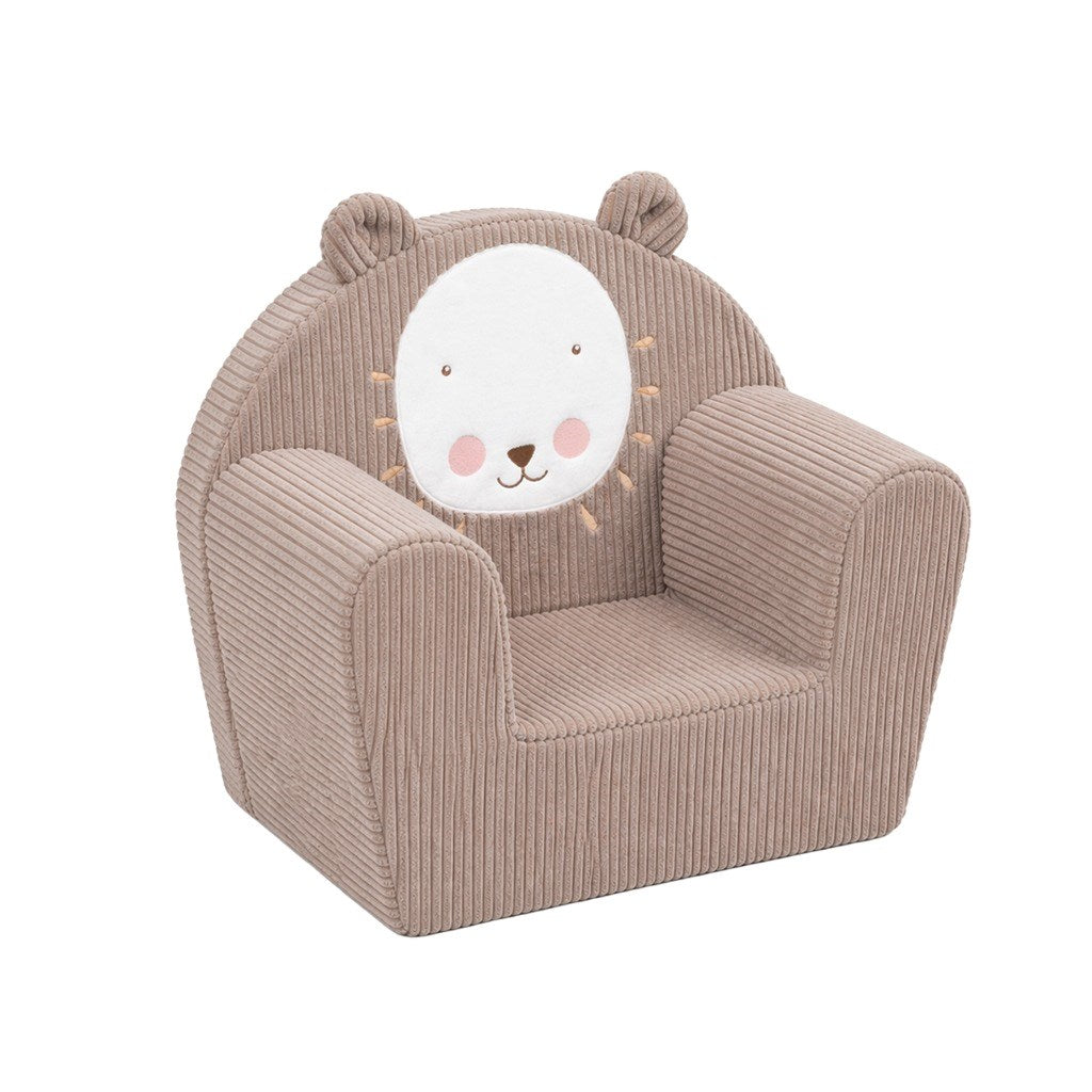 Gyermek fotel kordbársony New Baby Oroszlán