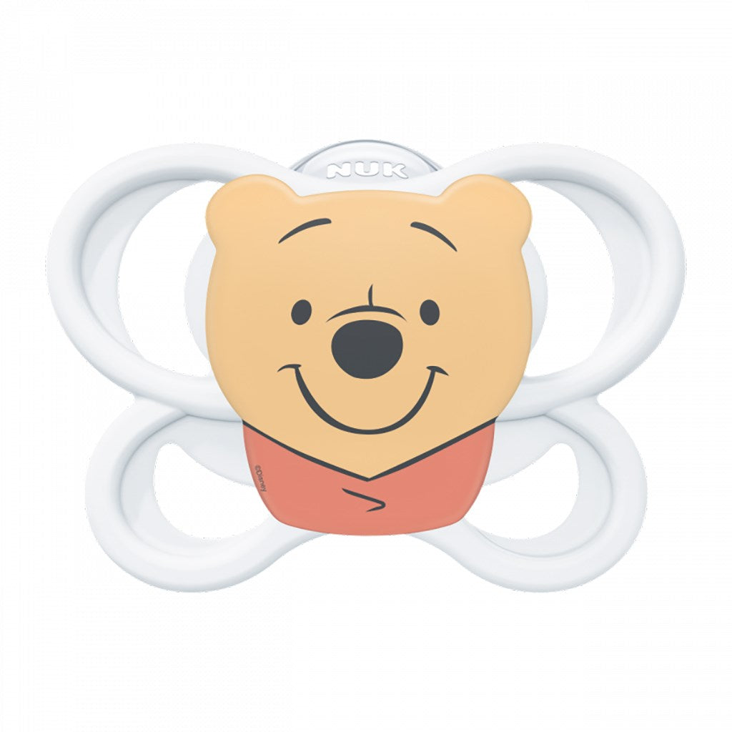 Baba cumi NUK Perfect Match Air Disney Maci Pu 0–6 hónapos white