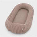 Babafészek kisbabák számára New Baby Teddy kordbársony brown