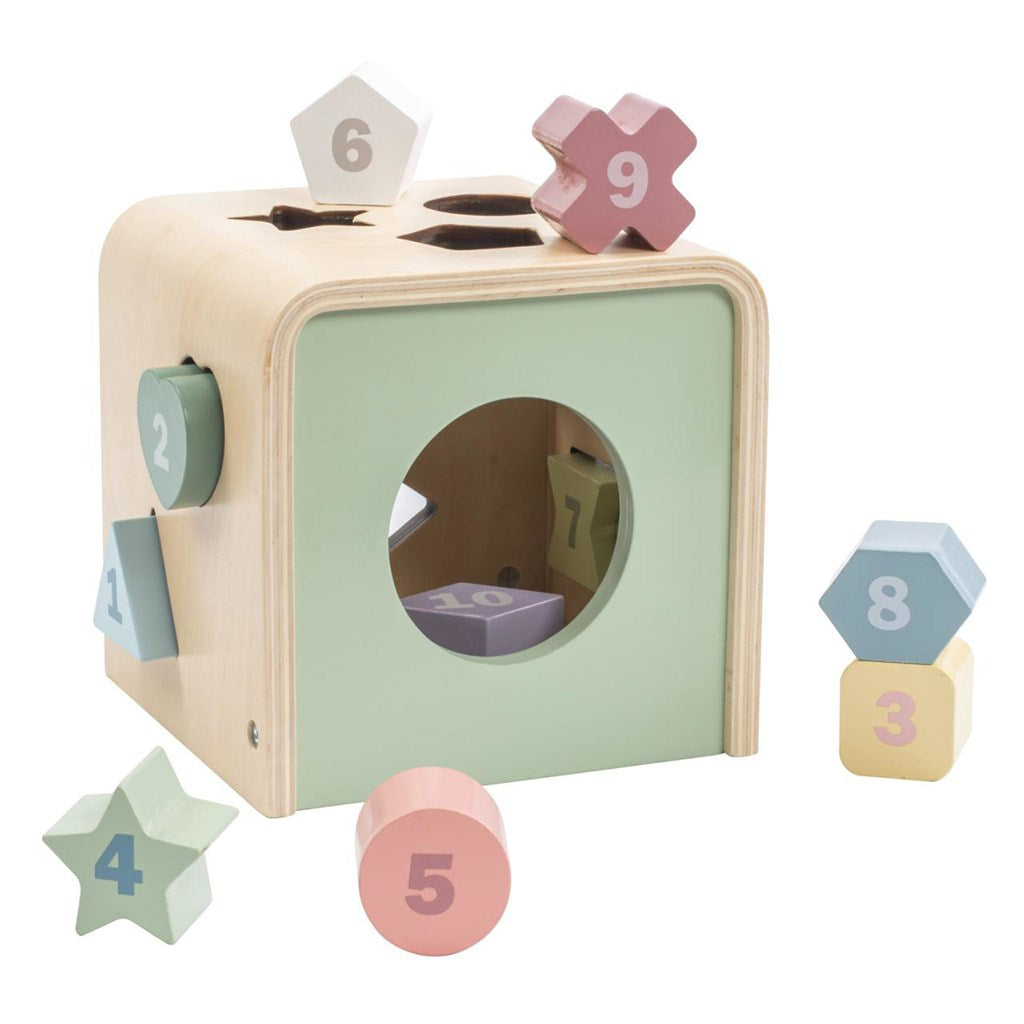 Montessori formabedobó kocka Baby Mix
