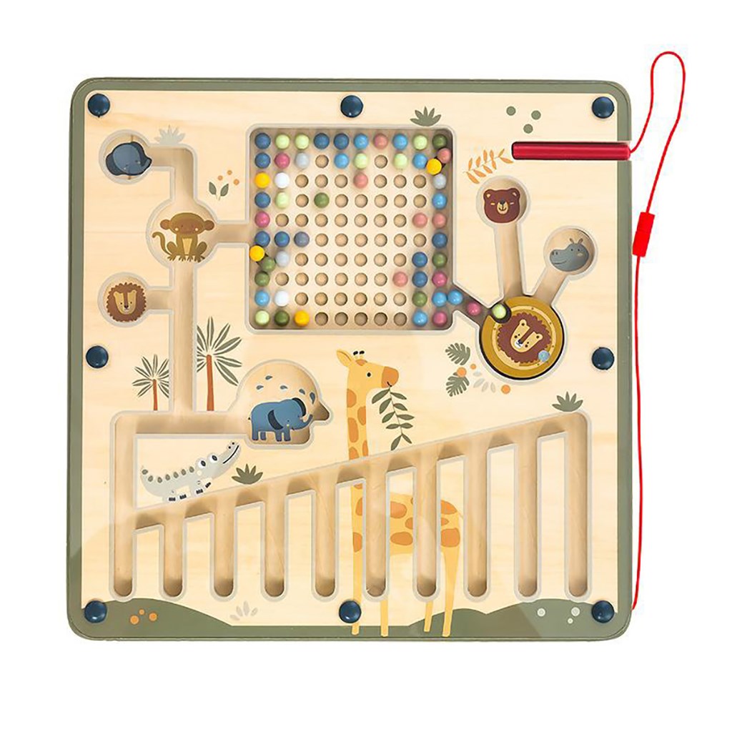 Mágneses Safari labirintus Baby Mix