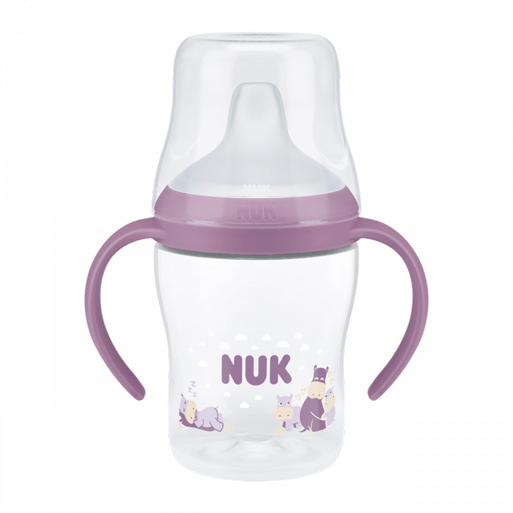 Baba cumisüveg NUK Perfect Match tanulópohár 150 ml Hippo