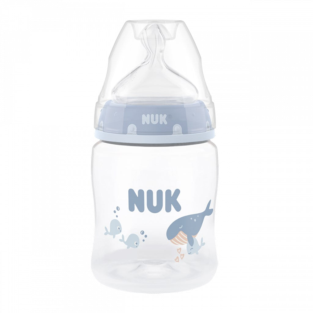 Baba cumisüveg NUK First Choice Temperature Control 150 ml Whale